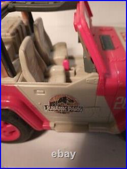 (1) Pre-owned Great Conditioned Jurassic Park Vintage Toy Lot 1 Dino 1 Jeep