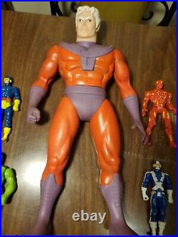 10 Vintage Toy Biz Marvel 5.5 Action Figures X Man Hulk Wolverine Iron Man
