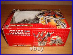 100% Complete TRANSFORMERS G1 SNARL Figure + Box VINTAGE Original HASBRO Toy