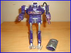 100% Complete/Working TRANSFORMERS G1 SHOCKWAVE Figure VINTAGE Original TOY