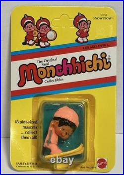 15 VINTAGE 1980 Mattel Monchhichi Mini Figures MOC Sealed Lot Sekiguchi Rare 80s