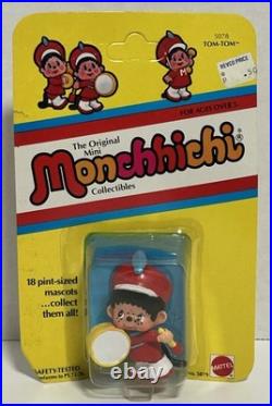 15 VINTAGE 1980 Mattel Monchhichi Mini Figures MOC Sealed Lot Sekiguchi Rare 80s