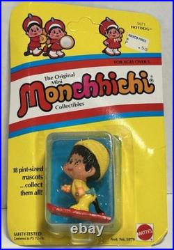 15 VINTAGE 1980 Mattel Monchhichi Mini Figures MOC Sealed Lot Sekiguchi Rare 80s