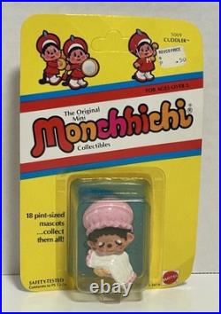15 VINTAGE 1980 Mattel Monchhichi Mini Figures MOC Sealed Lot Sekiguchi Rare 80s