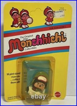 15 VINTAGE 1980 Mattel Monchhichi Mini Figures MOC Sealed Lot Sekiguchi Rare 80s