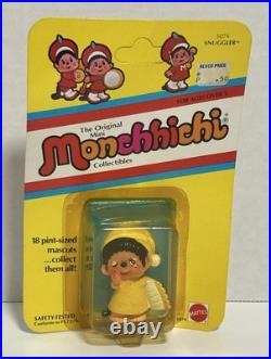 15 VINTAGE 1980 Mattel Monchhichi Mini Figures MOC Sealed Lot Sekiguchi Rare 80s