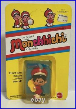 15 VINTAGE 1980 Mattel Monchhichi Mini Figures MOC Sealed Lot Sekiguchi Rare 80s