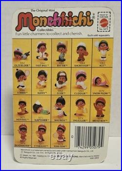 15 VINTAGE 1980 Mattel Monchhichi Mini Figures MOC Sealed Lot Sekiguchi Rare 80s
