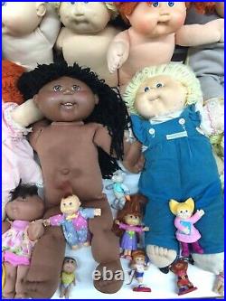 19 CPK Cabbage Patch Kids Plush Dolls & 20 Toy Figures 80s-00s Used VTG Modern