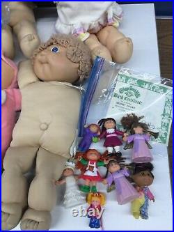 19 CPK Cabbage Patch Kids Plush Dolls & 20 Toy Figures 80s-00s Used VTG Modern