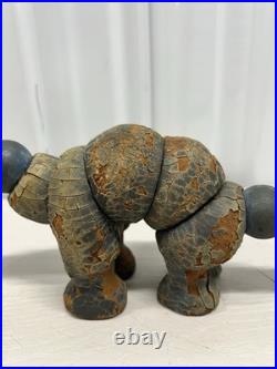 1920s Antique Wooden Twistum Dinosaur Articulated RARE Children's Toy