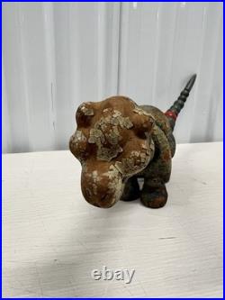 1920s Antique Wooden Twistum Dinosaur Articulated RARE Children's Toy
