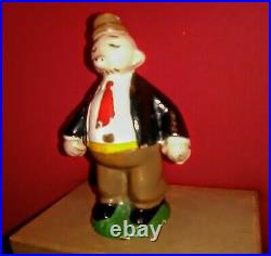 1929 HUBLEY Solid Cast Iron Wimpy Comic Figure with All Original Paint