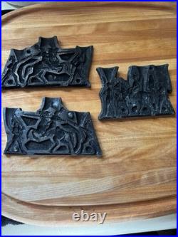 1930's Rapaport Brothers Junior Caster Indians Cowboy & Horse Lead Figure Mold