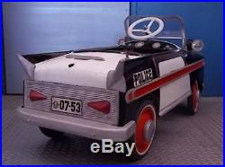 1930s pedal car KOTAKARA Police car Vintage Figure Toy Mini Car75