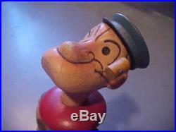 1932 POPEYE toy figure doll J Chein 8 wood jointed