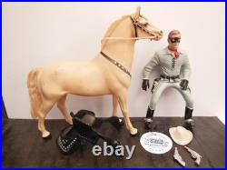 1950's HARTLAND USA-Lone Ranger & Silver complete Western Rider set 1A