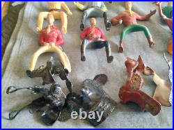 1950's Hartland Plastics Cowboy rider figure & horse Western toy