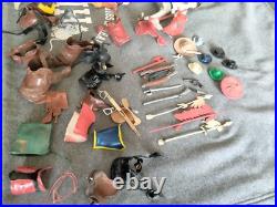 1950's Hartland Plastics Cowboy rider figure & horse Western toy