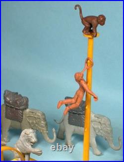 1952 Marx TV Super Circus 45+ Toy Playset Figures & Accessories Tin Sideshow