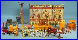 1952 Marx TV Super Circus 45+ Toy Playset Figures & Accessories Tin Sideshow