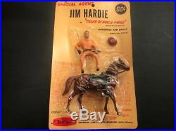 1960 Hartland Mini Western Figure & Horse, Mint on Blister Pack, Jim Hardie