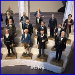 1960's Marx Presidents Set Of 33 Vintage Toy Figure Figurine Collection USA