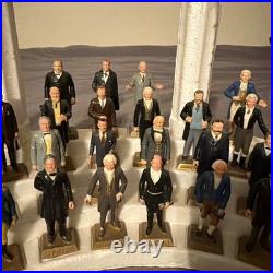 1960's Marx Presidents Set Of 33 Vintage Toy Figure Figurine Collection USA