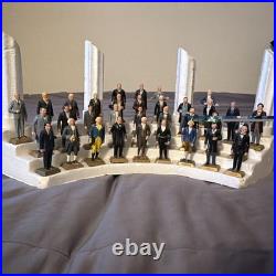 1960's Marx Presidents Set Of 33 Vintage Toy Figure Figurine Collection USA