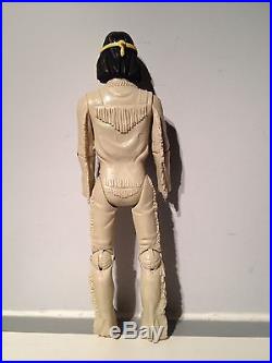 1960s Marx Toys Johnny West Cowboy Indian Aboriginal Native 3 Action Figure Lot