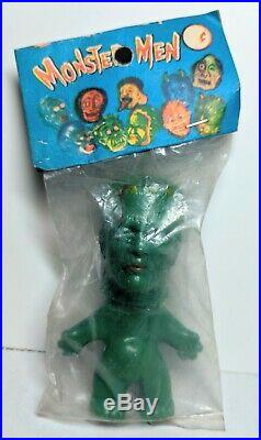 1960s Vintage Monster Men FRANKENSTEIN Nik Troll Figure Toy MIP Nude Version