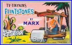 1961 Marx TV Tinykins Postcard Figure Flintstones Fred Flintstone Rare
