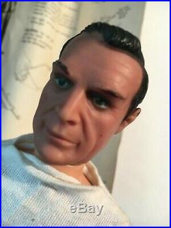 1965 AC Gilbert JAMES BOND 12 THUNDERBALL Figure with Box -007- Sean Connery