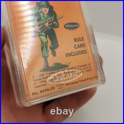 1965 Vintage GI JOE Toy Hasbro Playing Card Game By Whitman Cards SEALED NOS HTF