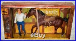 1966 Bonanza Hoss & Horse 12 doll figure misb sealed American Character vintage