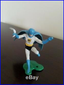 1966 ideal justice league play set figures batman superman auqaman flash