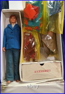 1968 Talking Ken Doll With Case And Clothes