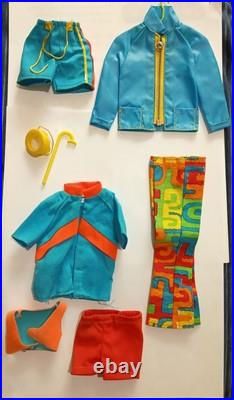1968 Talking Ken Doll With Case And Clothes