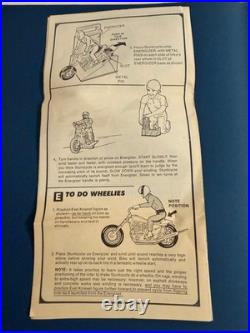 1973 Evel Knievel Stunt Cycle With BOX. FIGURE. INSTRUCTIONS. VINTAGE