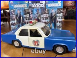 1973 LJN THE ROOKIES TV SHOW POLICE CAR CRUISER MOC 3 Mint On Card Figures