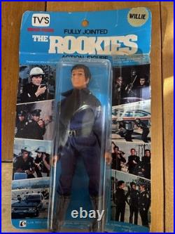 1973 LJN THE ROOKIES TV SHOW POLICE CAR CRUISER MOC 3 Mint On Card Figures