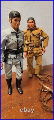 1973 Lone Ranger Tonto Silver Scout Figures Lot Most Accessories-Great Condition