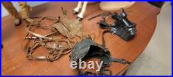 1973 Lone Ranger Tonto Silver Scout Figures Lot Most Accessories-Great Condition