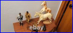 1973 Lone Ranger Tonto Silver Scout Figures Lot Most Accessories-Great Condition