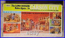 1973 The Lone Ranger Rides Again Carson City Old West Playset Complete Vintage