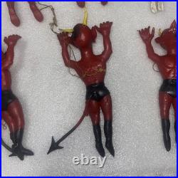 1973 Vintage Ben Cooper Superman Spiderman Jigglers Toys Figures Dc Comic Lot 6