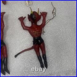 1973 Vintage Ben Cooper Superman Spiderman Jigglers Toys Figures Dc Comic Lot 6