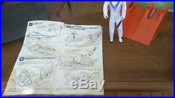 1974 EVEL KNIEVEL STUNT & CrASH CAR Figure, Launcher, Instructions & BOX