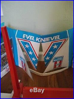 1974 Evel Knievel Stunt Stadium By Ideal ToysWITH FIGURE AND CYCLE