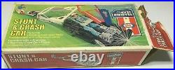 1974 Ideal Evel Knievel Stunt And Crash Car Set With Box With Figure Awesome